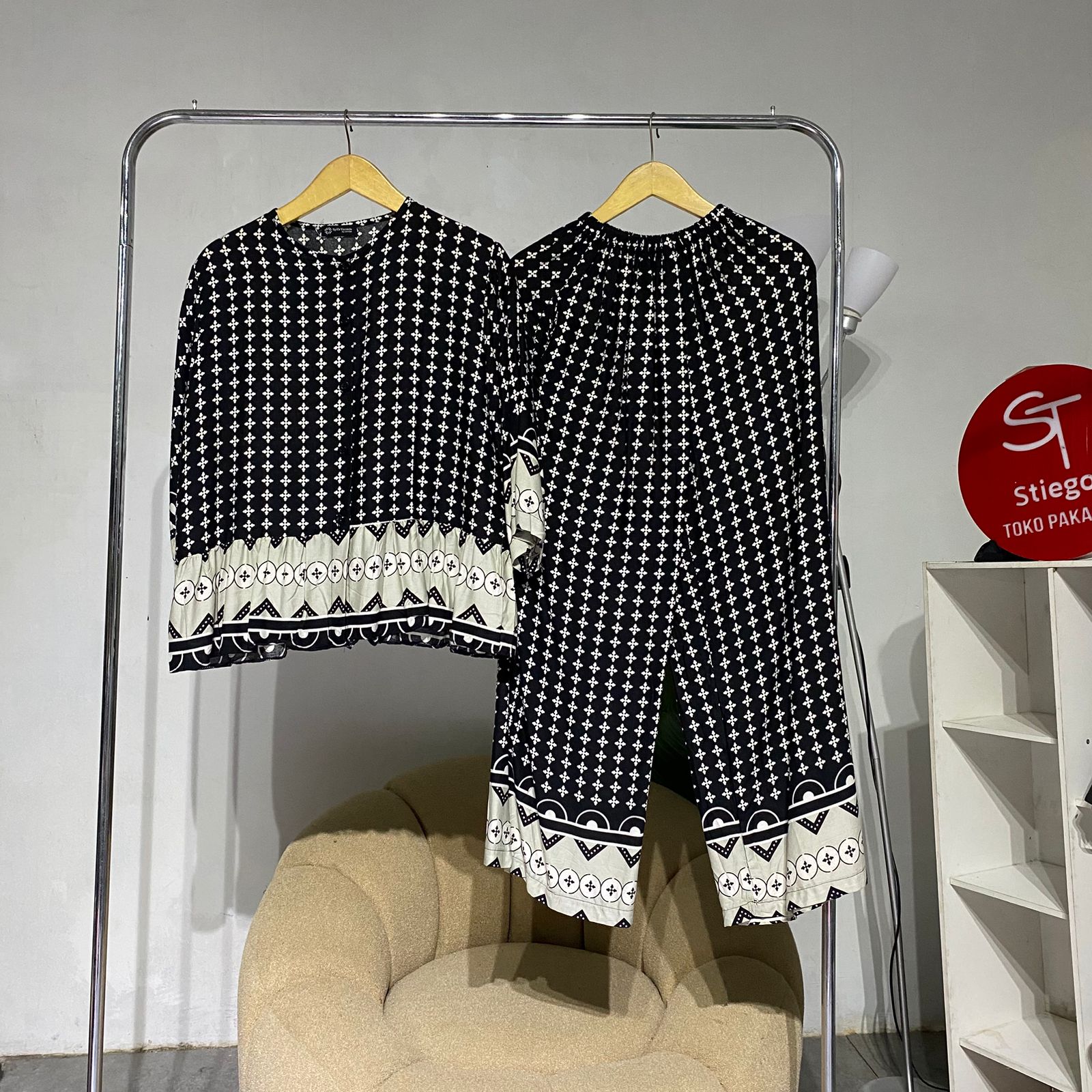 Oneset wanita setelan rafela 03