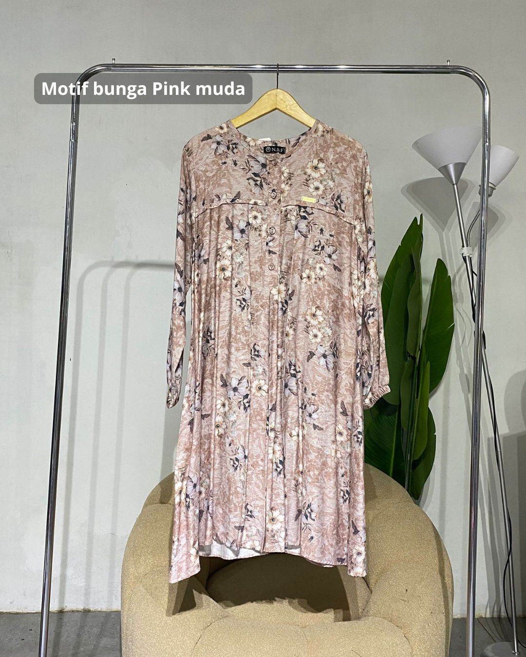 Gamis midi wanita 3101