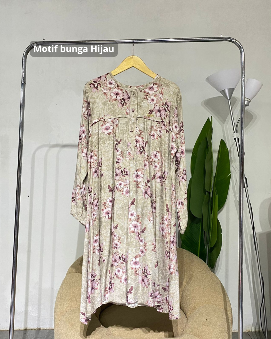 Gamis midi wanita 3101