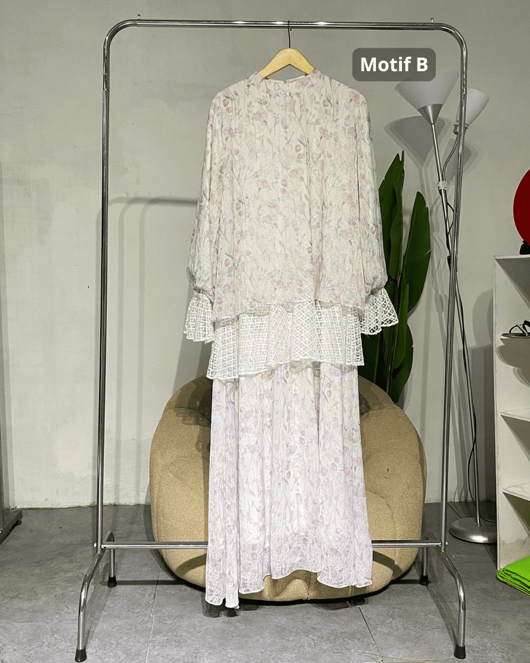 Gamis Wanita anggun flowers