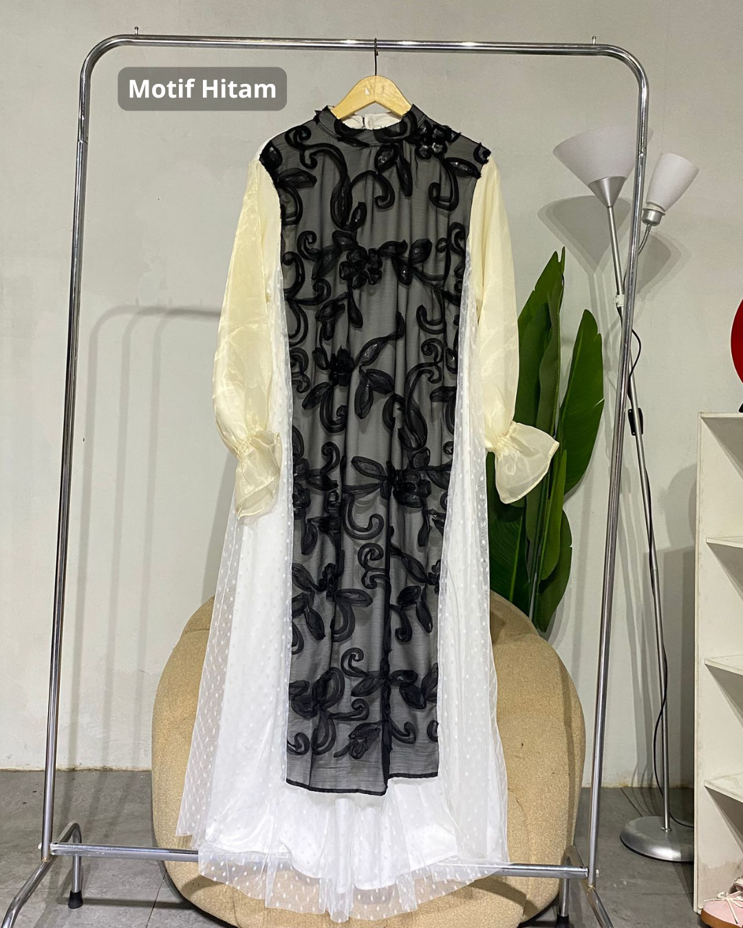 Gamis Wanita  anggun kombinasi