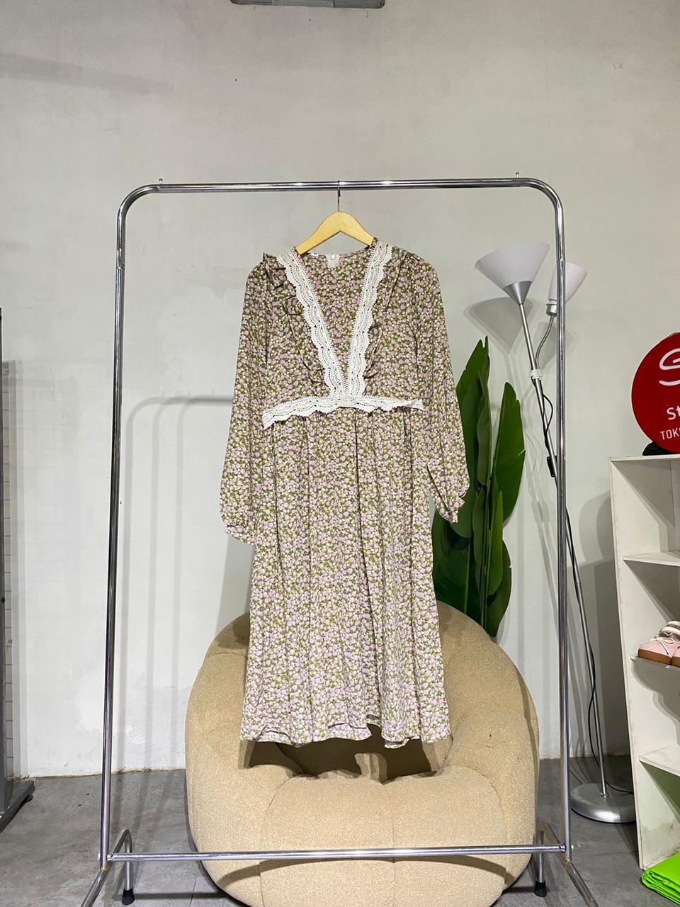 Gamis bunga wanita 1252 part 02