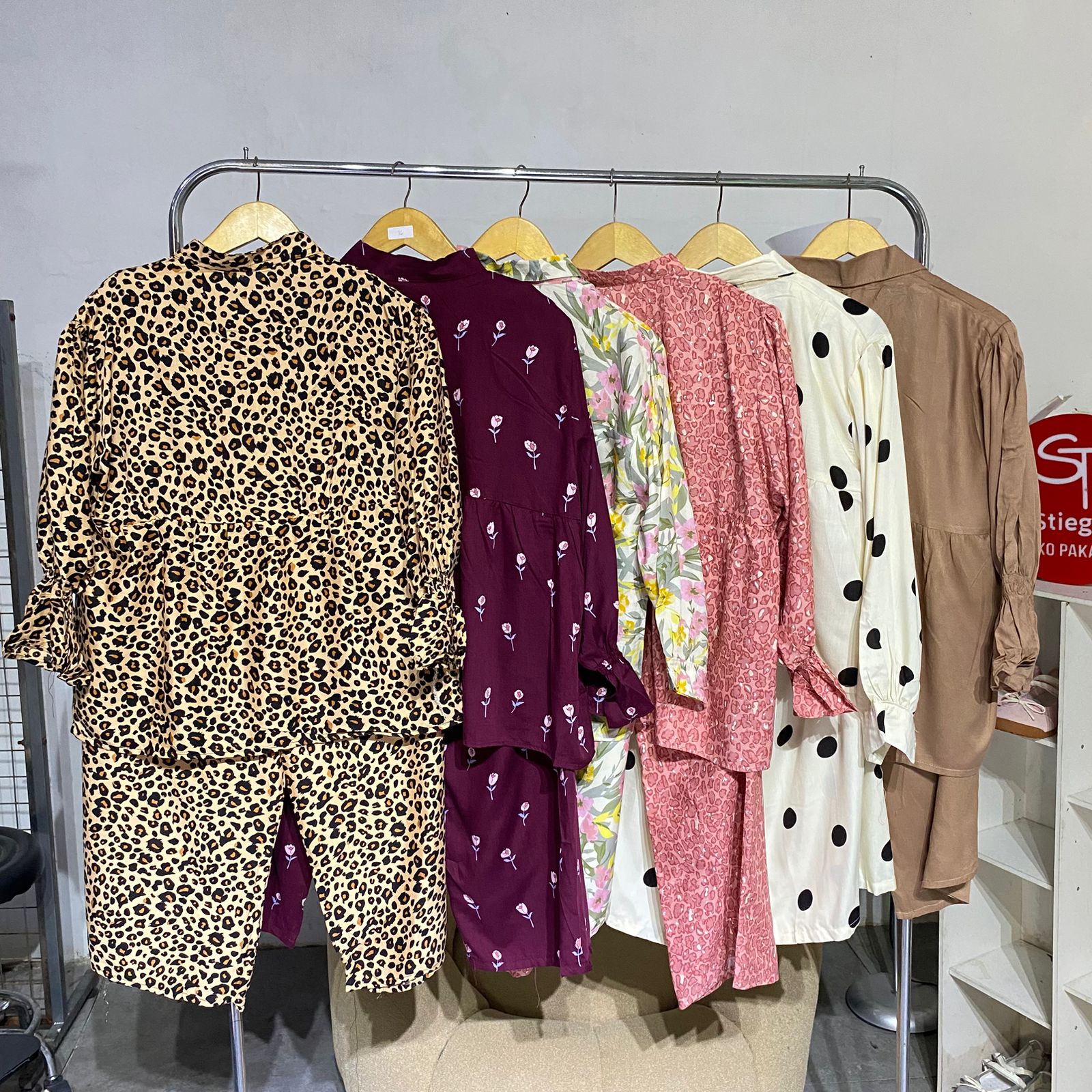 onset wanita rayon   atasan & celana