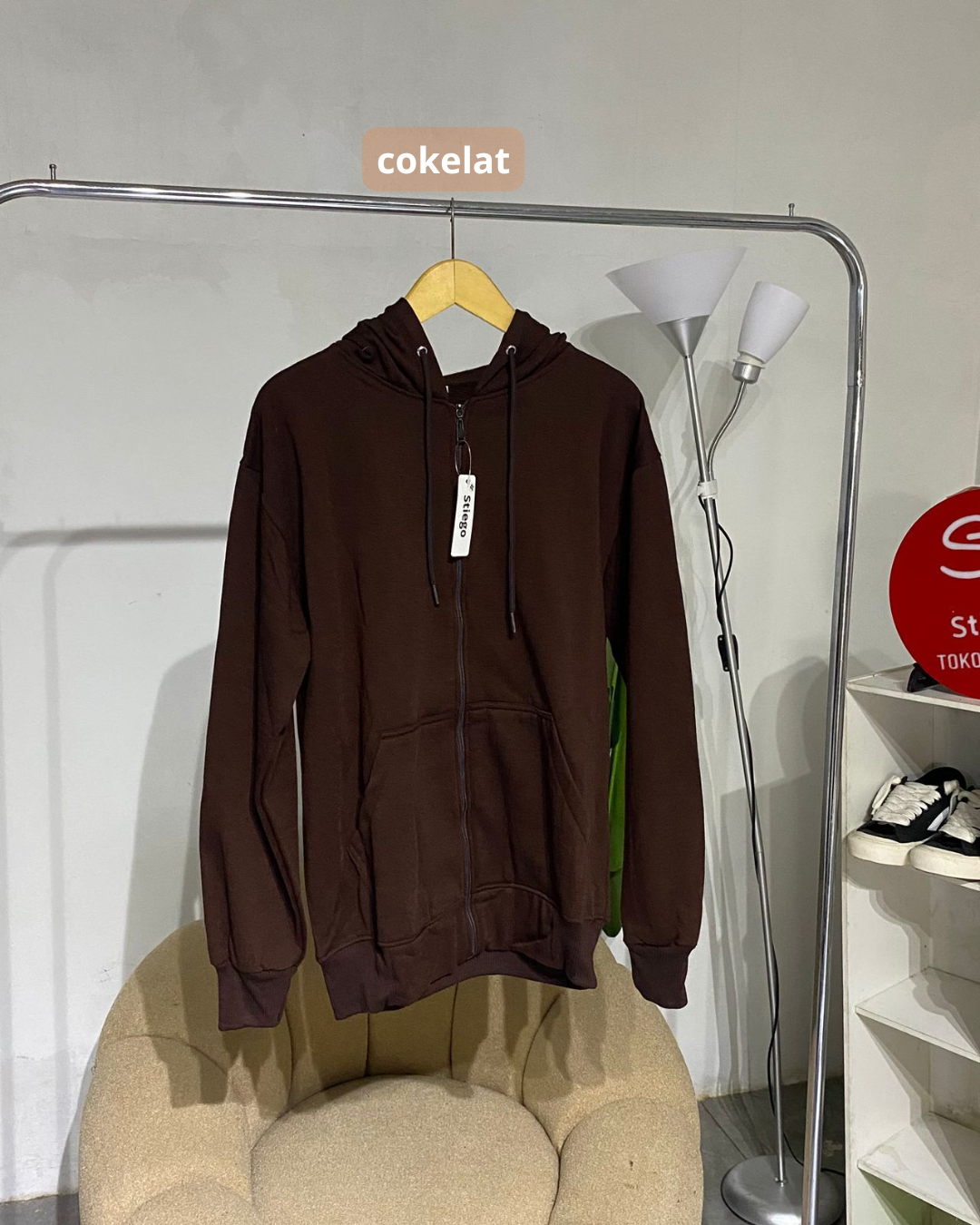 Sweater Hoodie Polos Zipper jaket Switer  ( XXL )