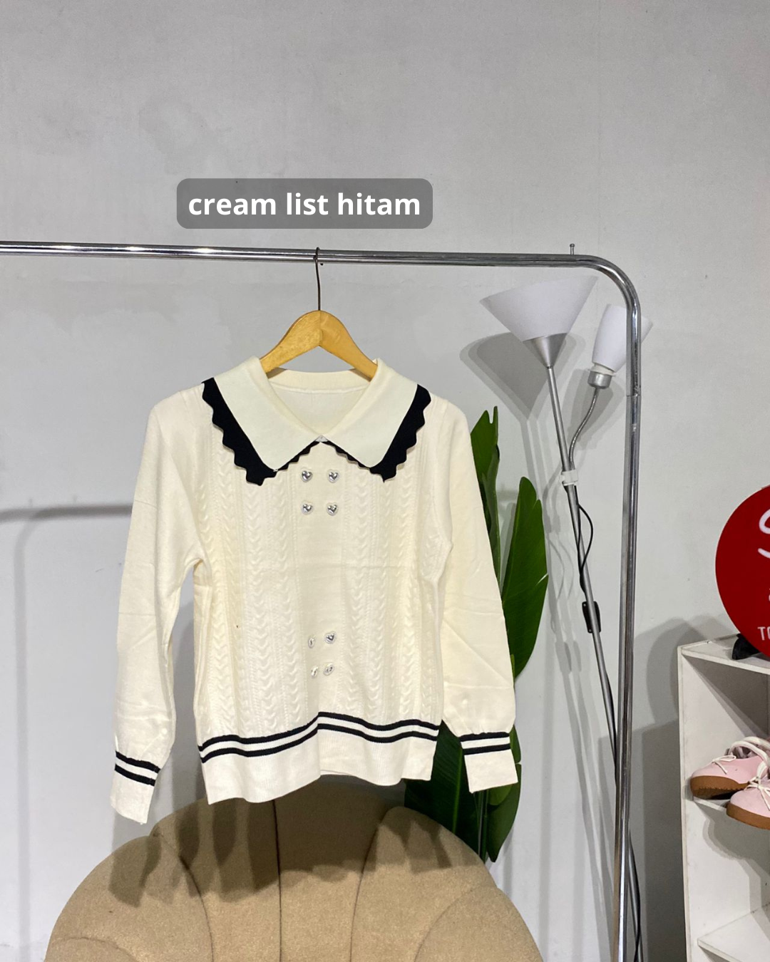 Atasan knit sweater izi