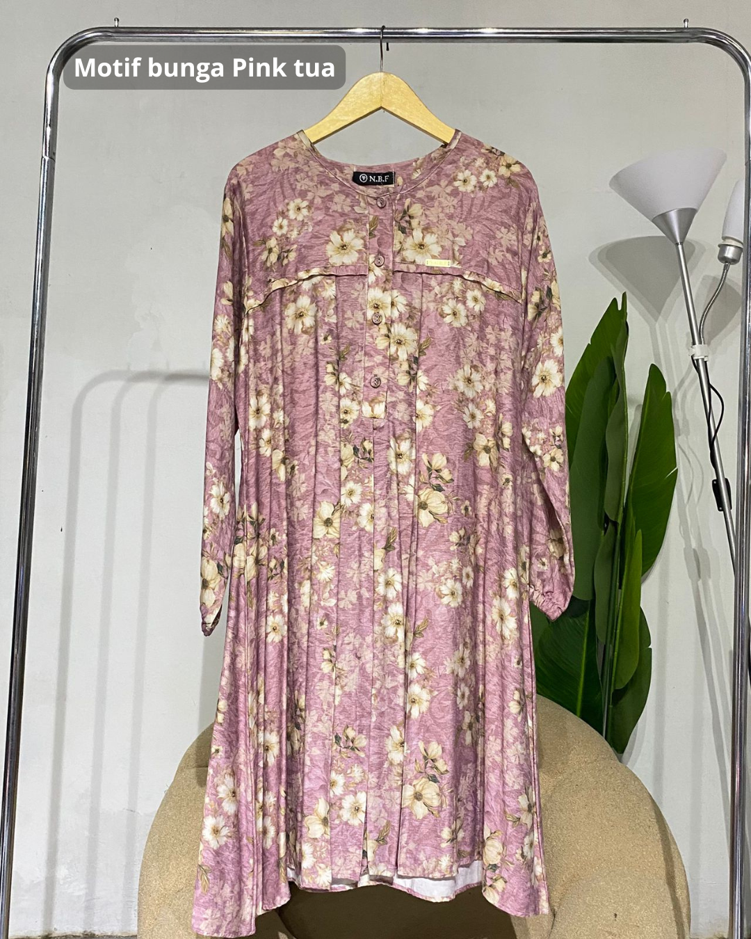 Gamis midi wanita 3101
