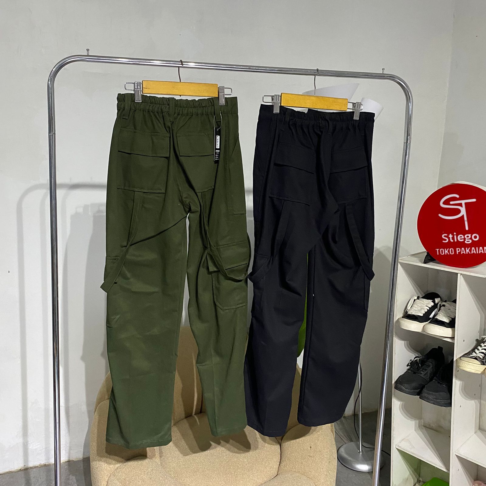 Celana pria stiego cargo soul