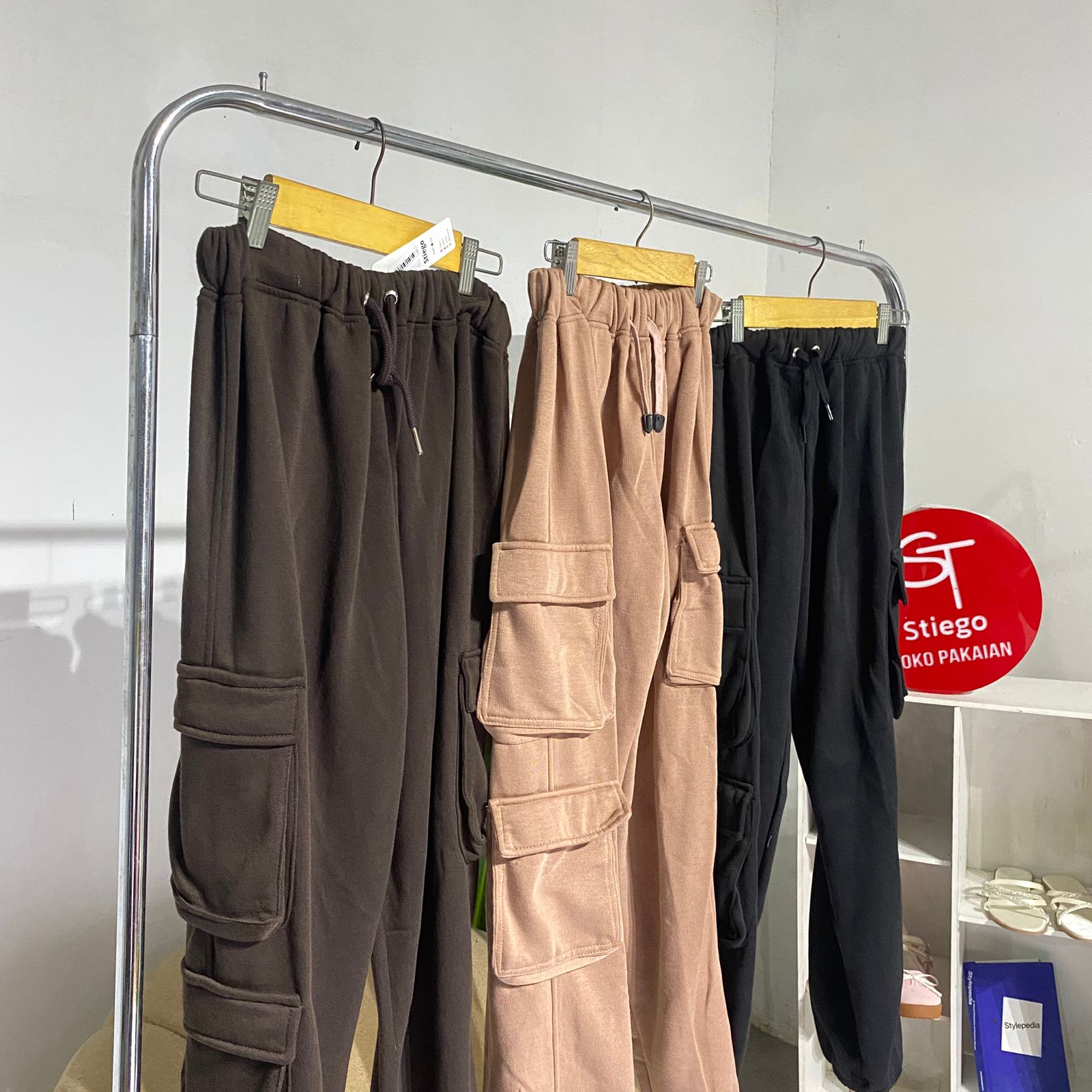 Celana sweatpants  joger cargo