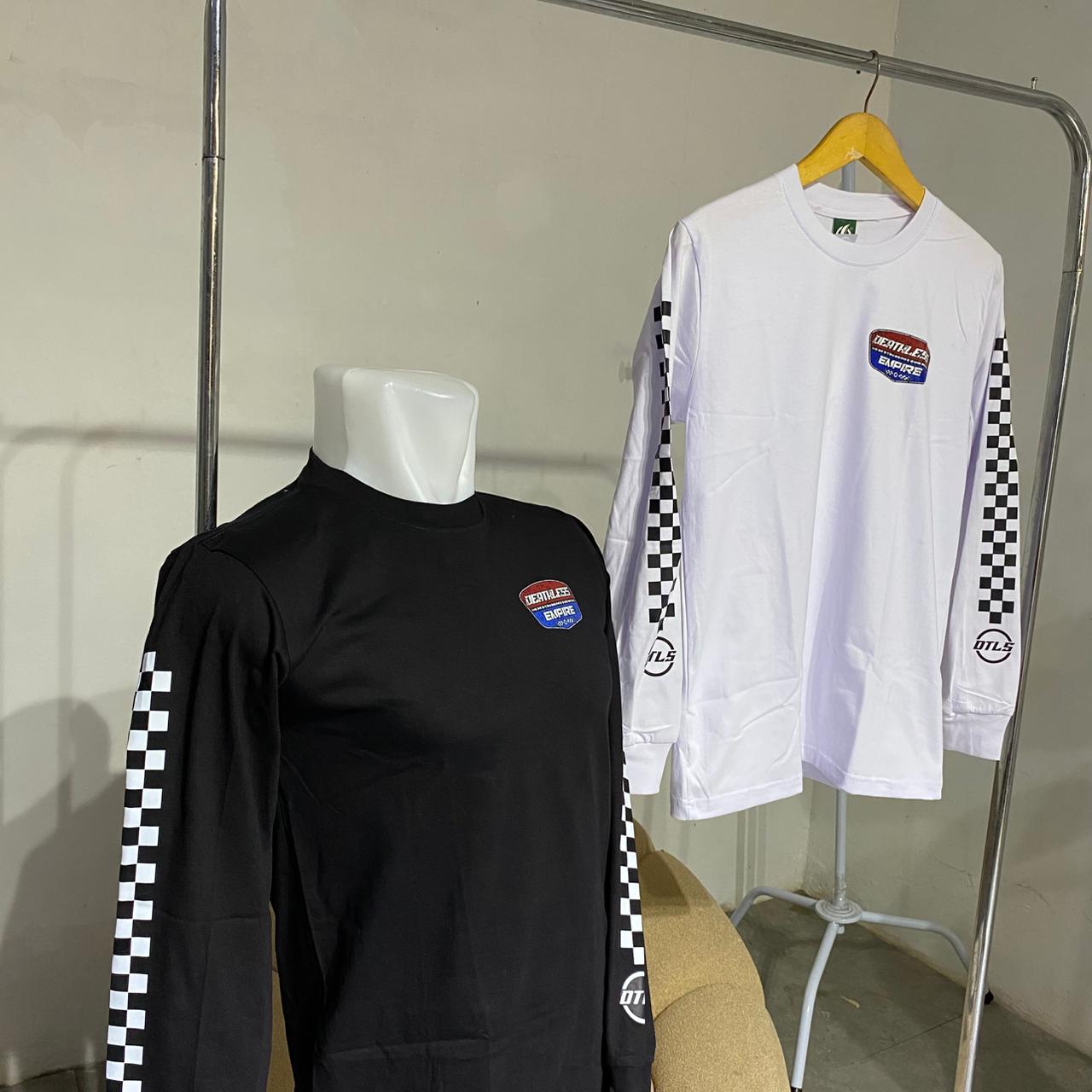 Deathlees -kaos lengan panjang motor series