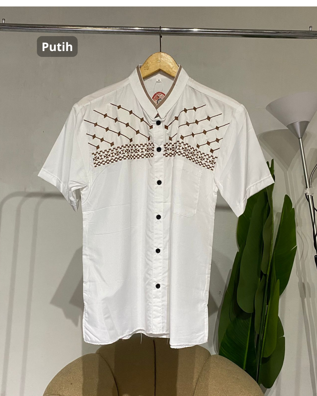 Kemeja pria koko abizar lengan pendek part 1