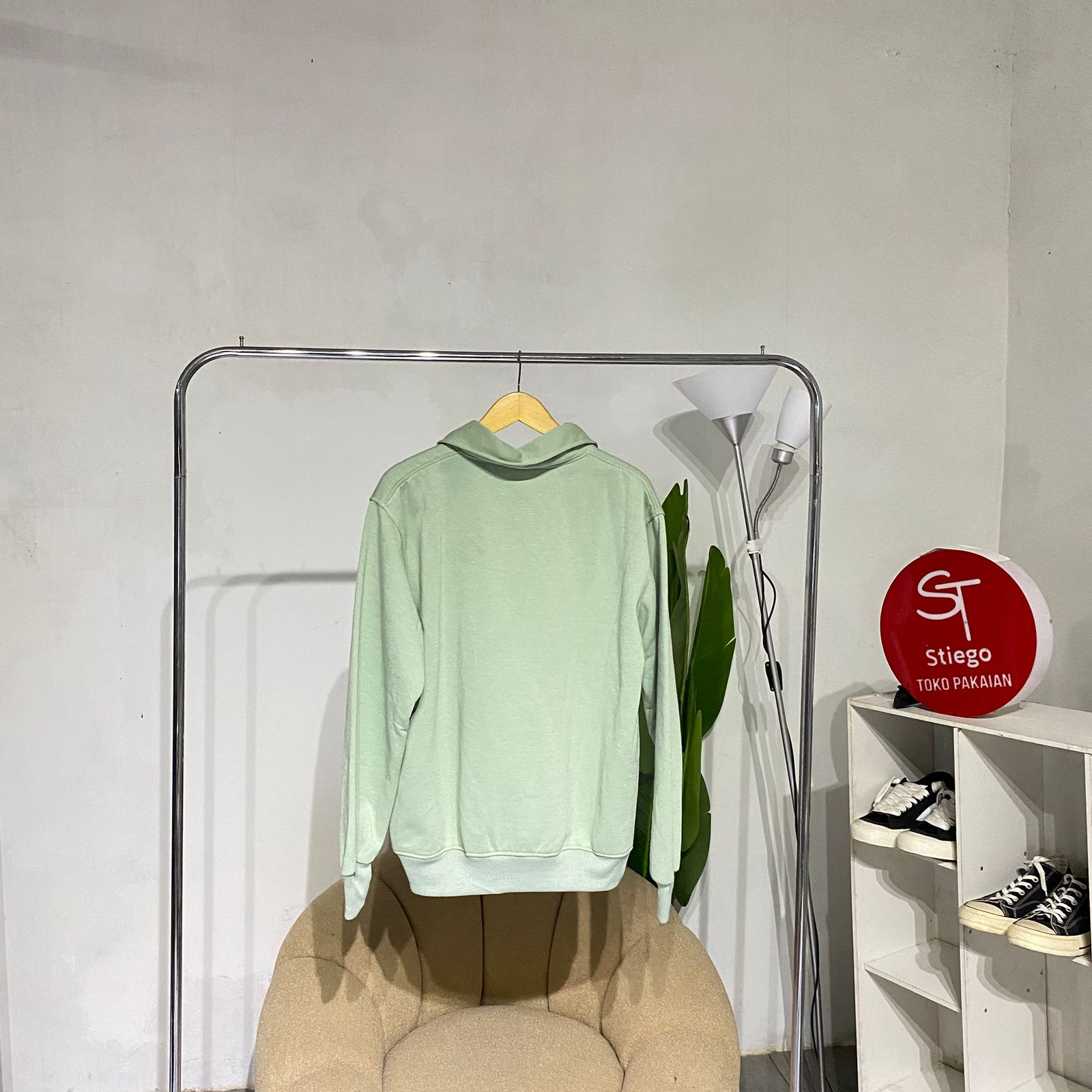 Sweater half zip artikel stiego