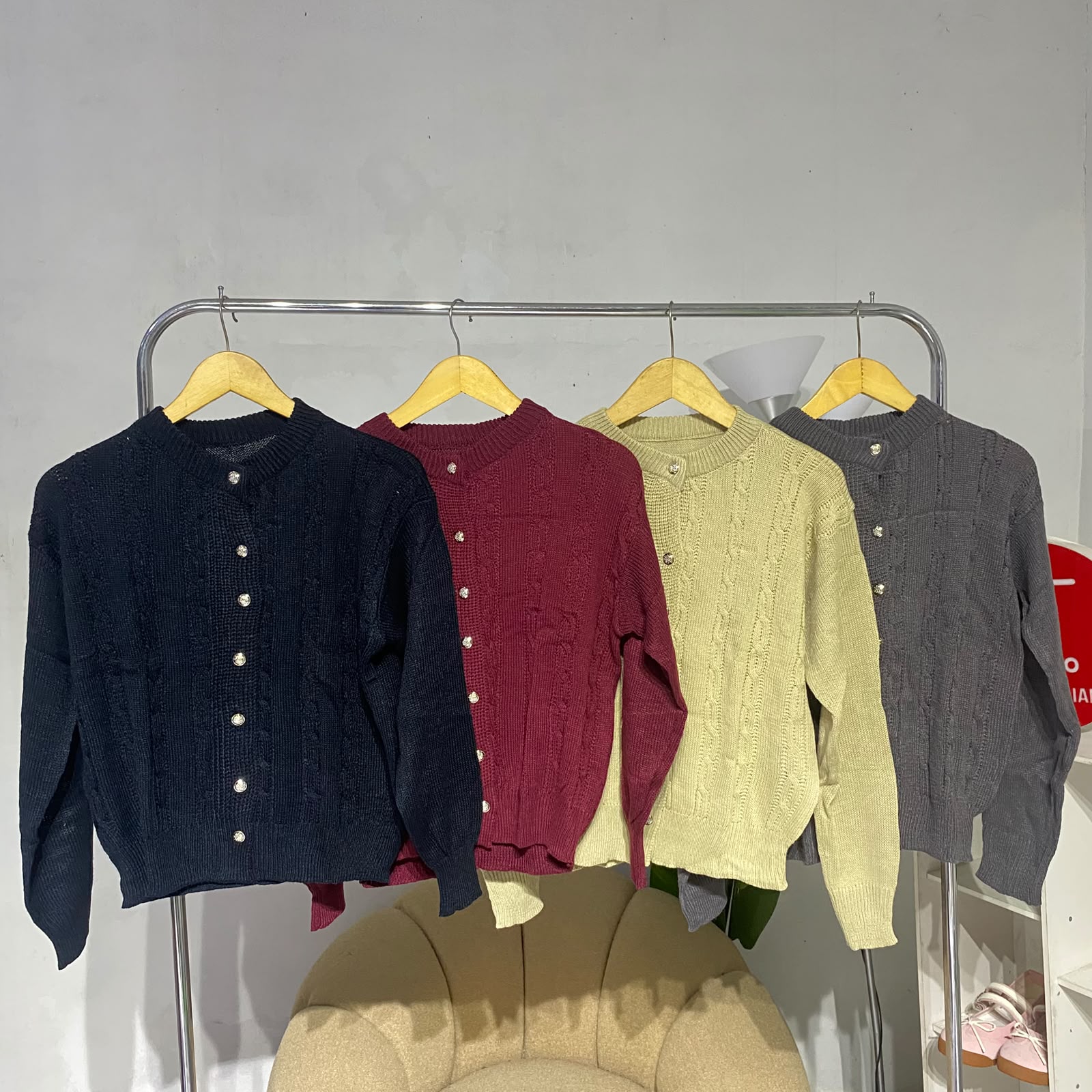 Cardigan knit rajut  wanita velora