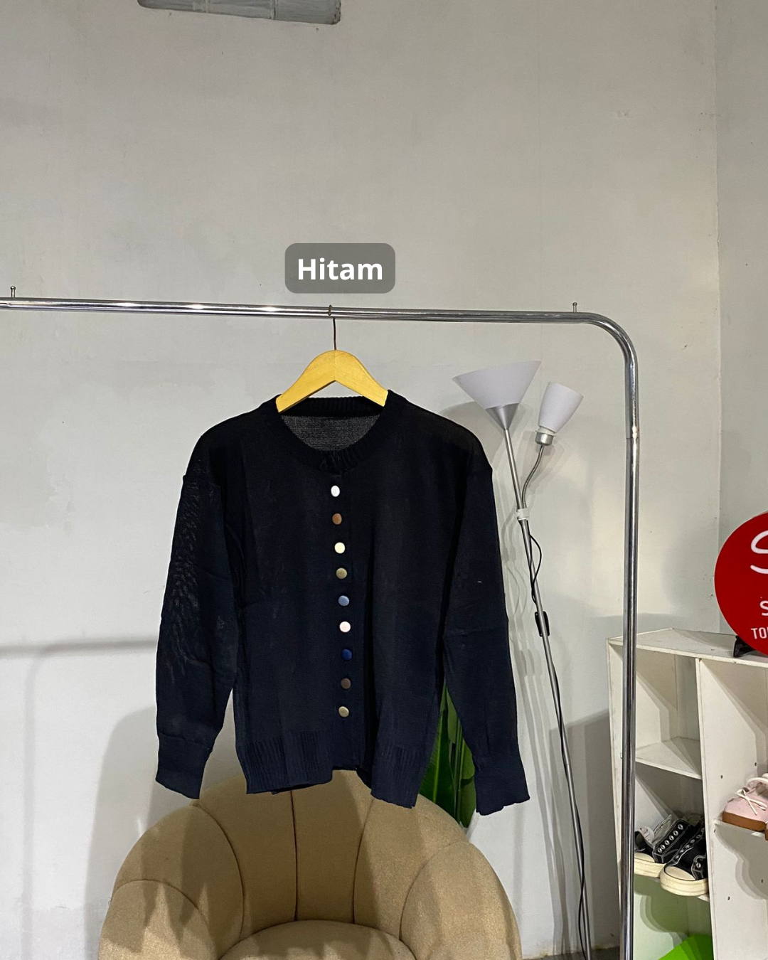 Sweater cardigan knit melia