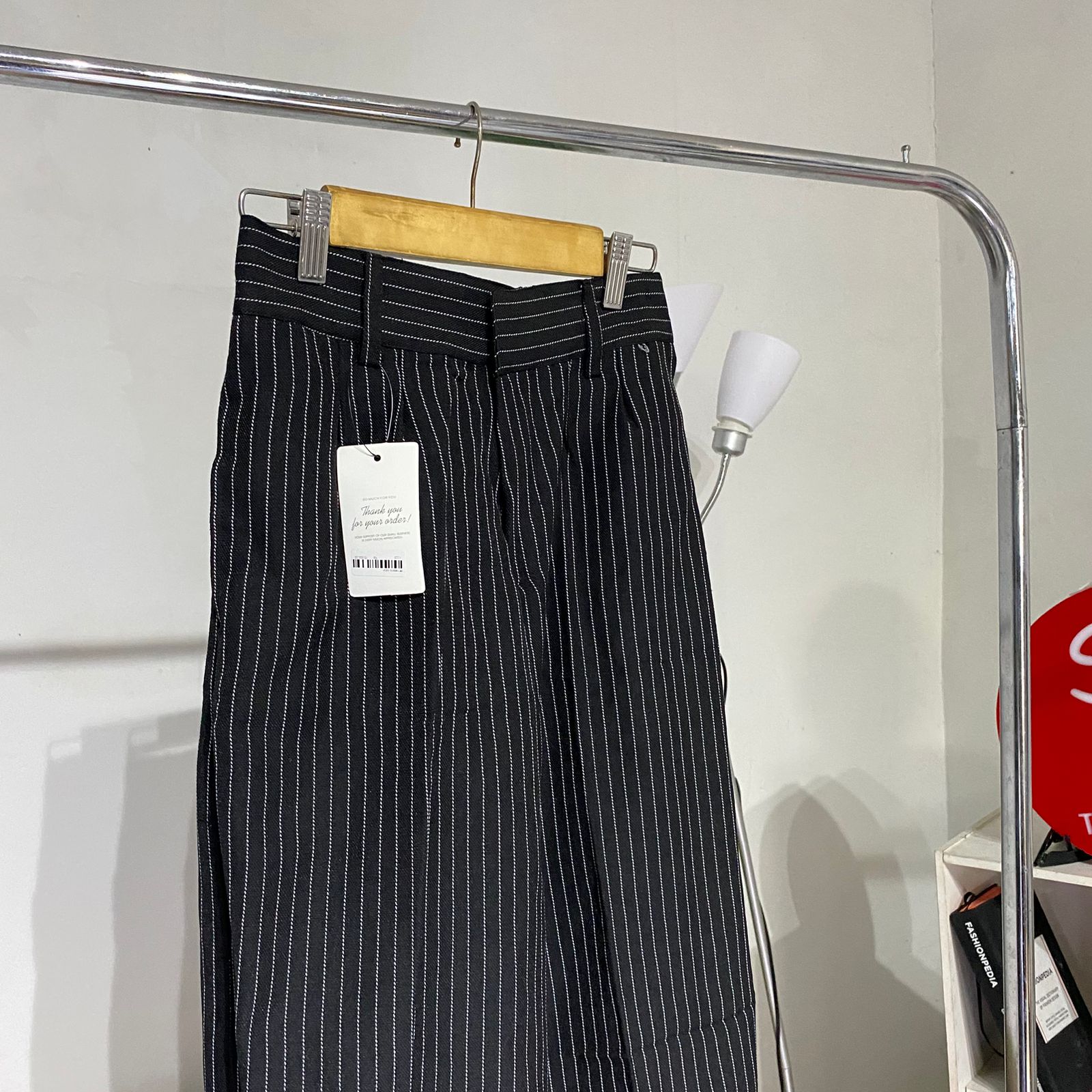 Celana wanita hf stripe celana  salur
