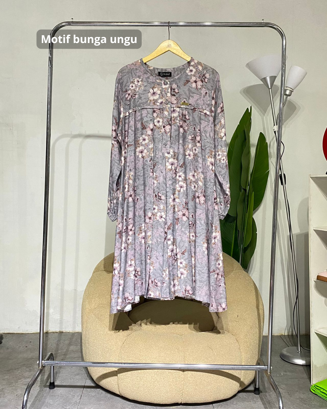 Gamis midi wanita 3101