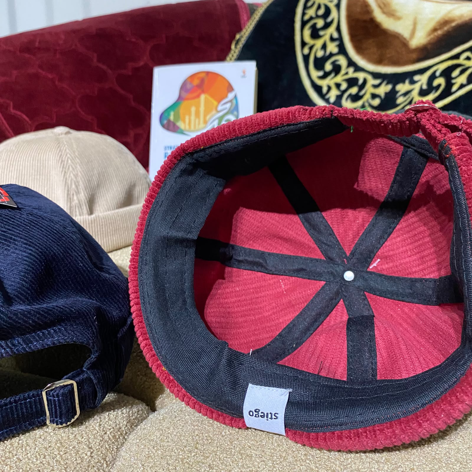 Stiego topi/peci mikihat corduroy
