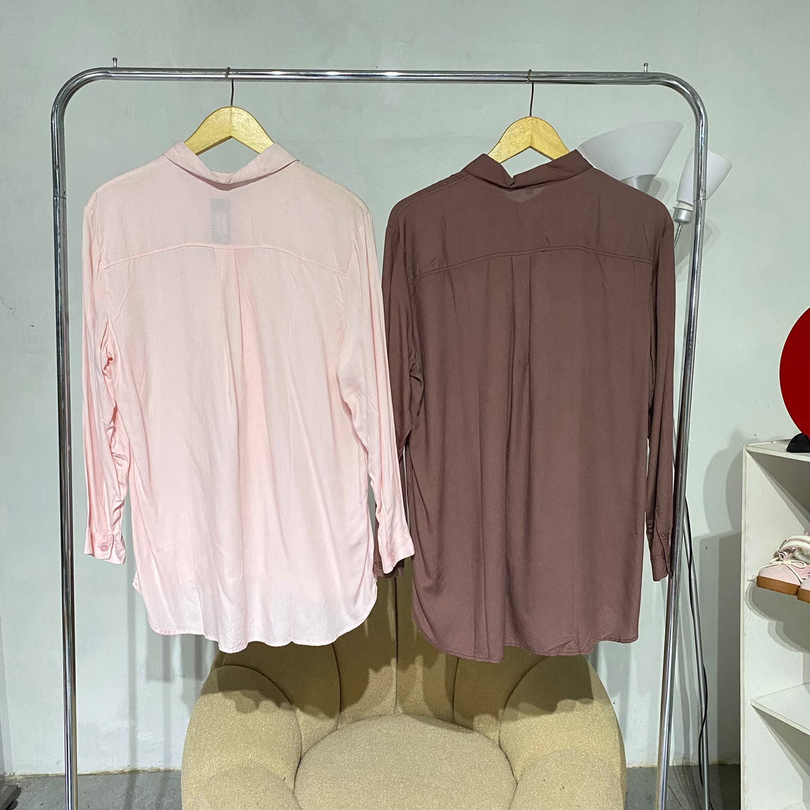 Atasan Wanita polos kerah rayon 127