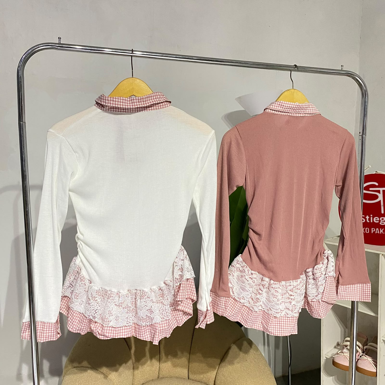 Atasan wanita  keyla peplum