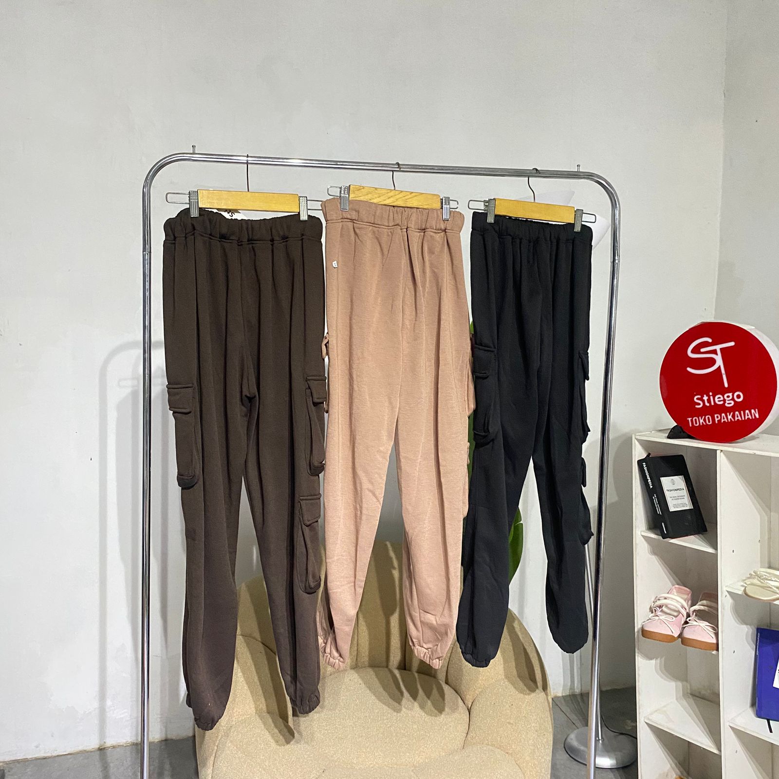 Celana sweatpants  joger cargo