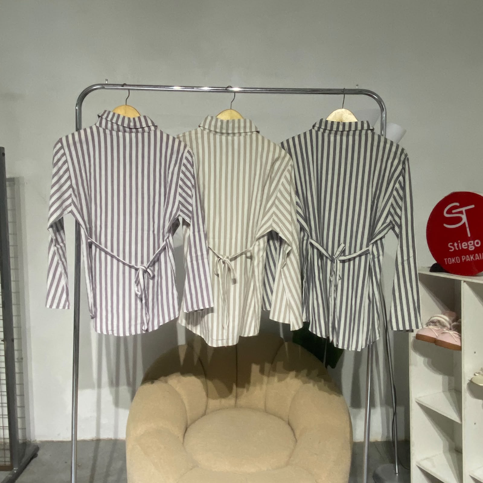 Kemeja Wanita rania stripe