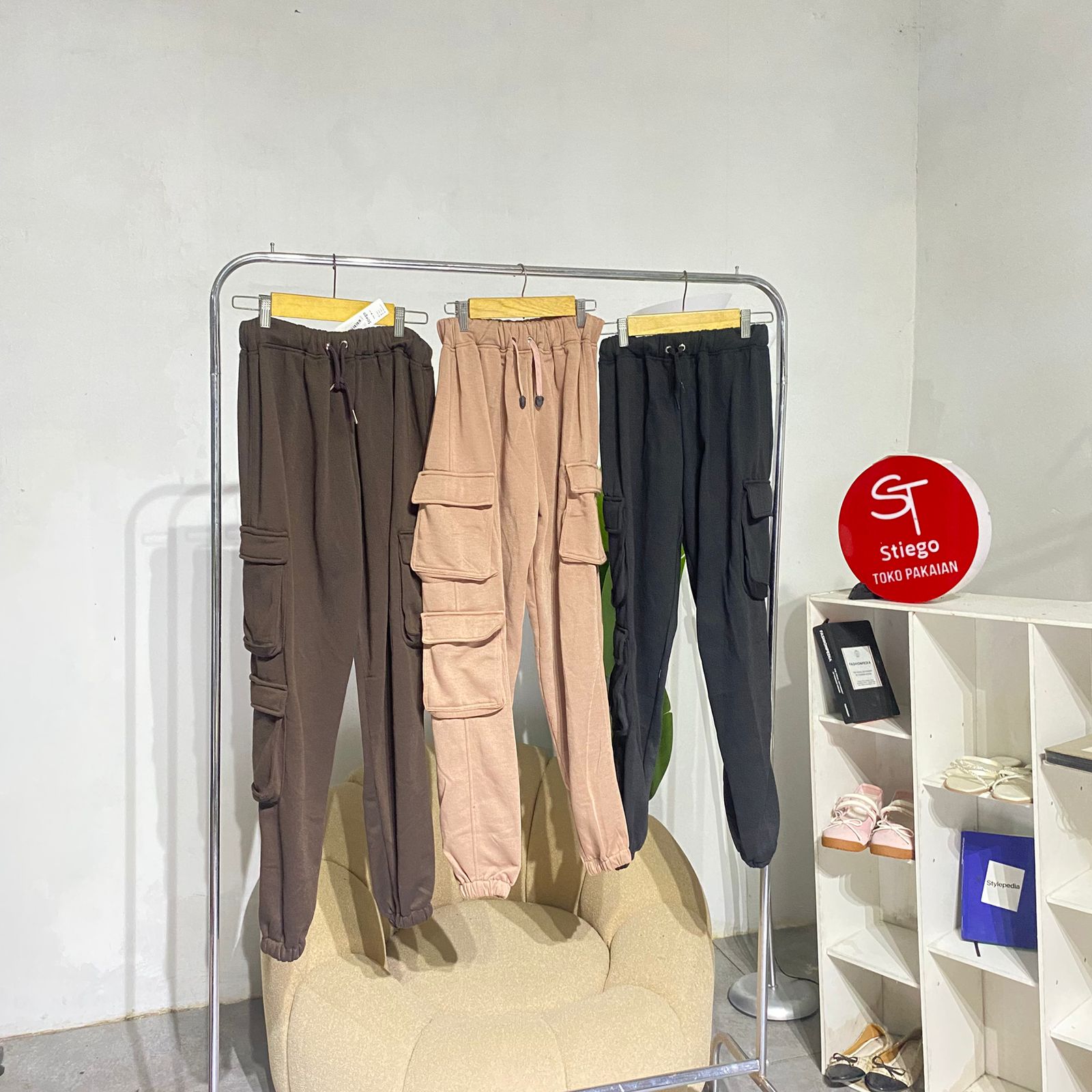 Celana sweatpants  joger cargo