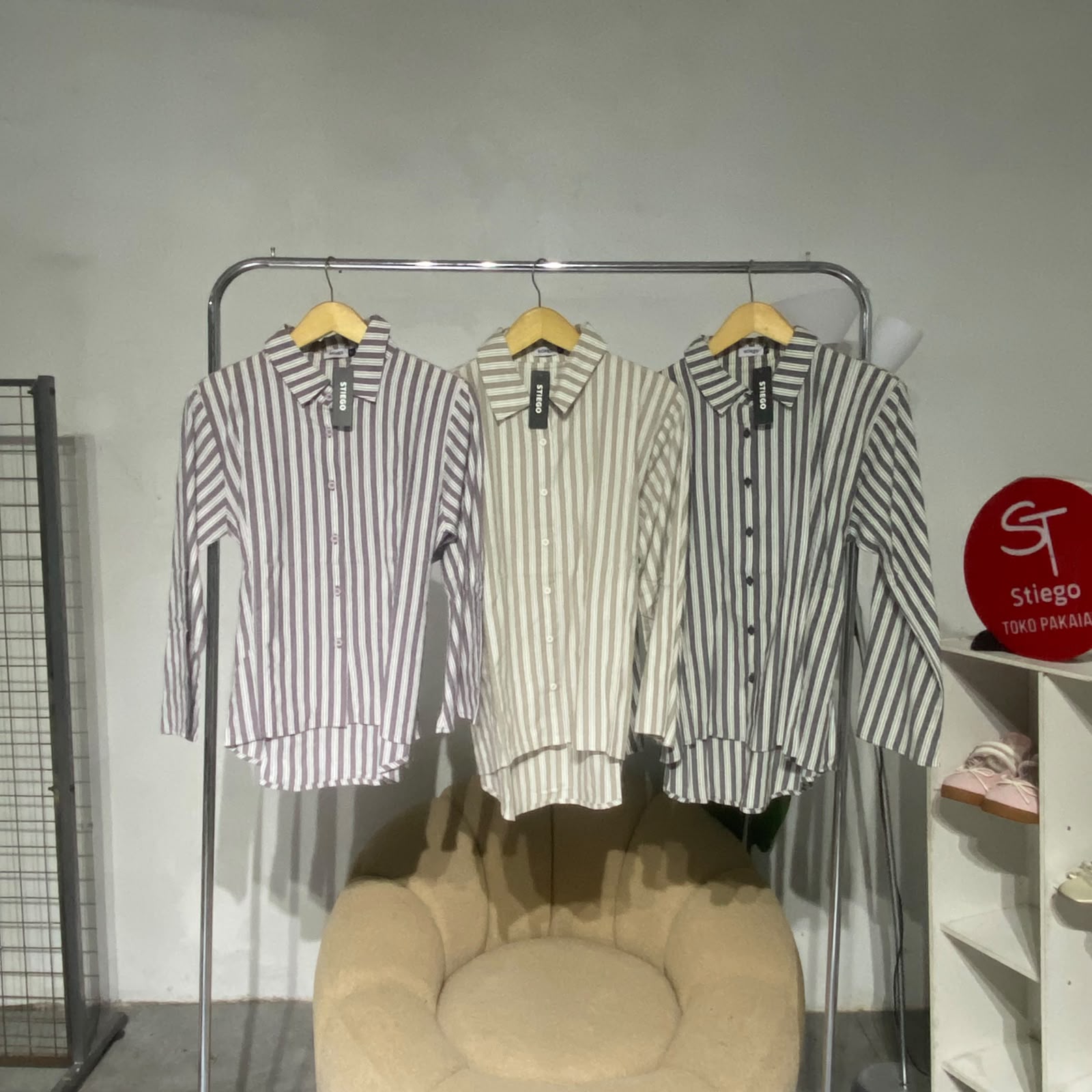 Kemeja Wanita rania stripe