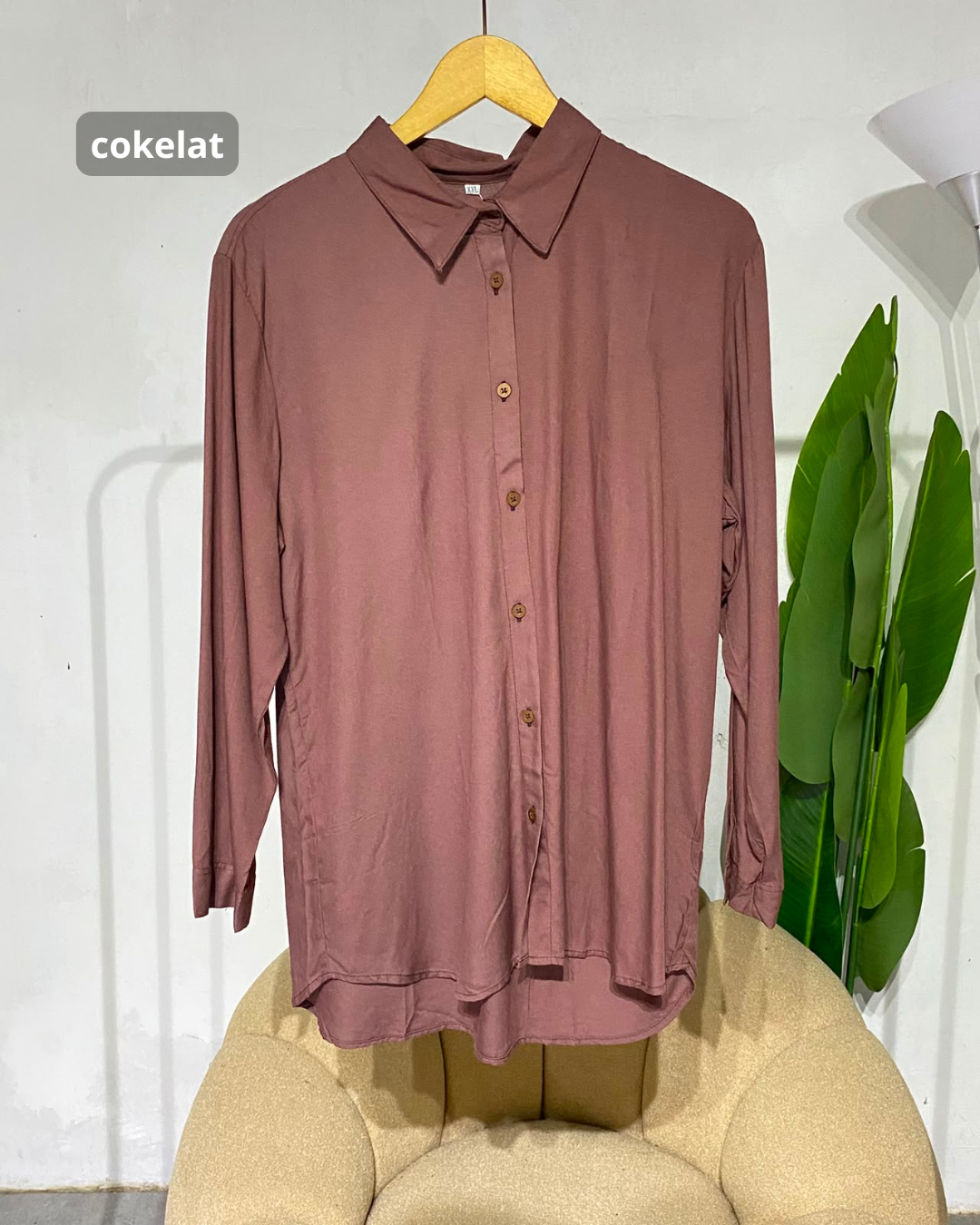 Atasan Wanita polos kerah rayon 127