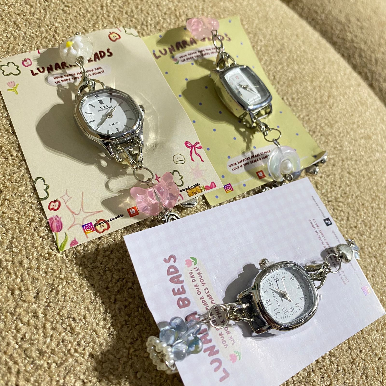 Jam tangan wanita manik aestetic