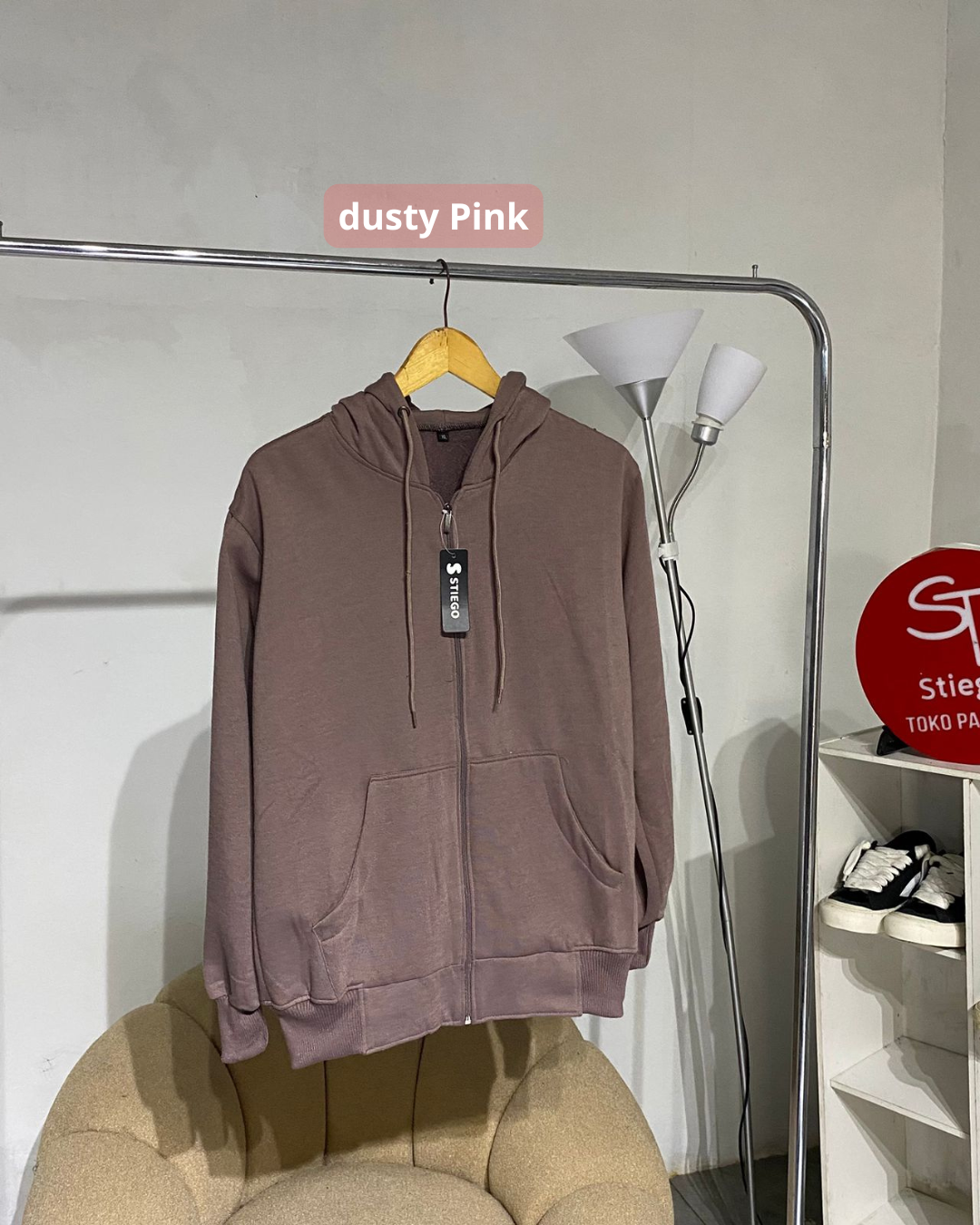Sweater Hoodie Polos Zipper jaket Switer ( XL )