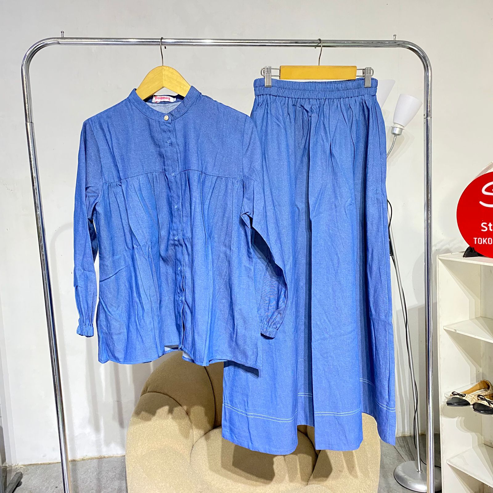 onset  wanita  denim  Tooniq