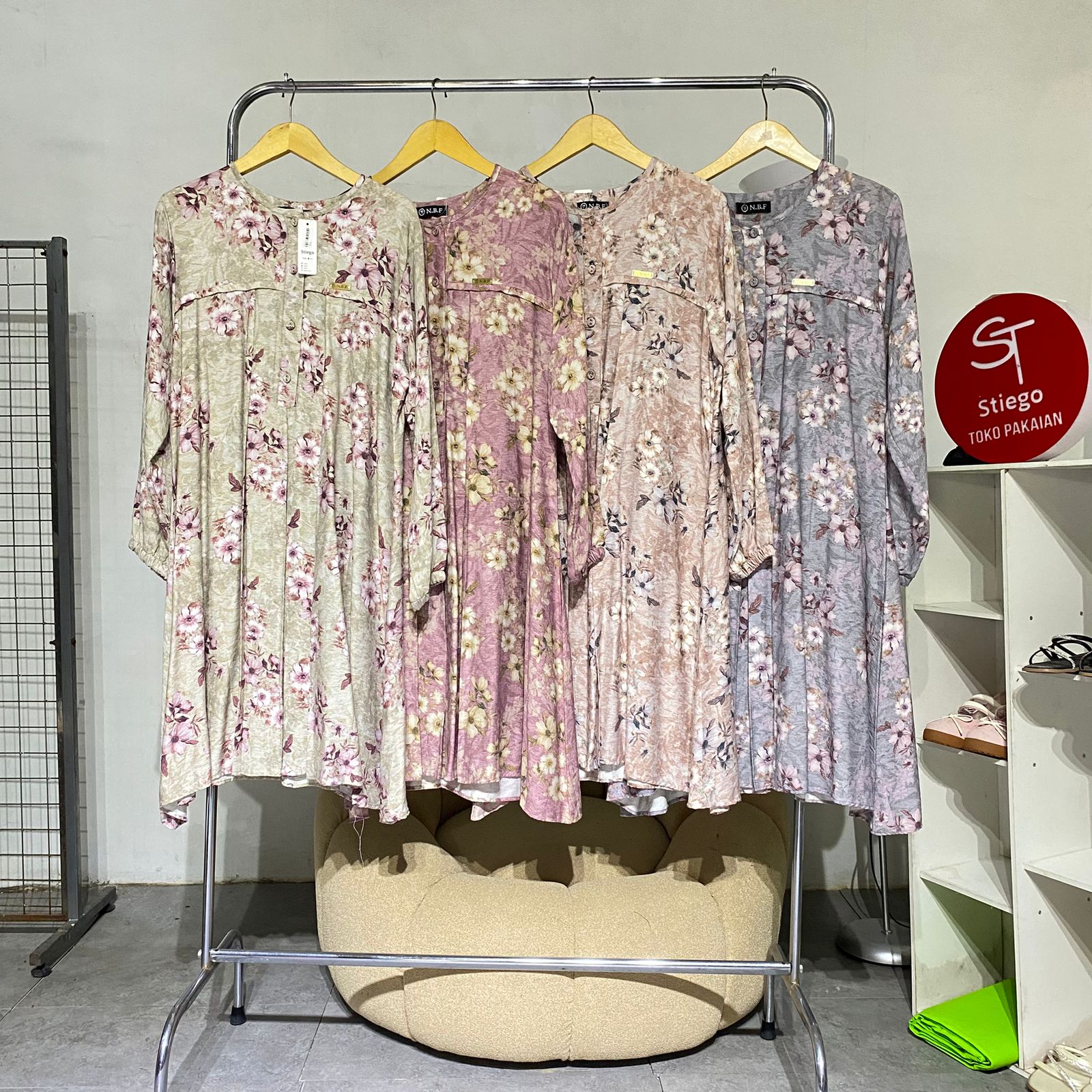 Gamis midi wanita 3101