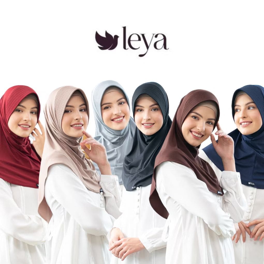 Hijab wanita leya   instan bergo ( size m )