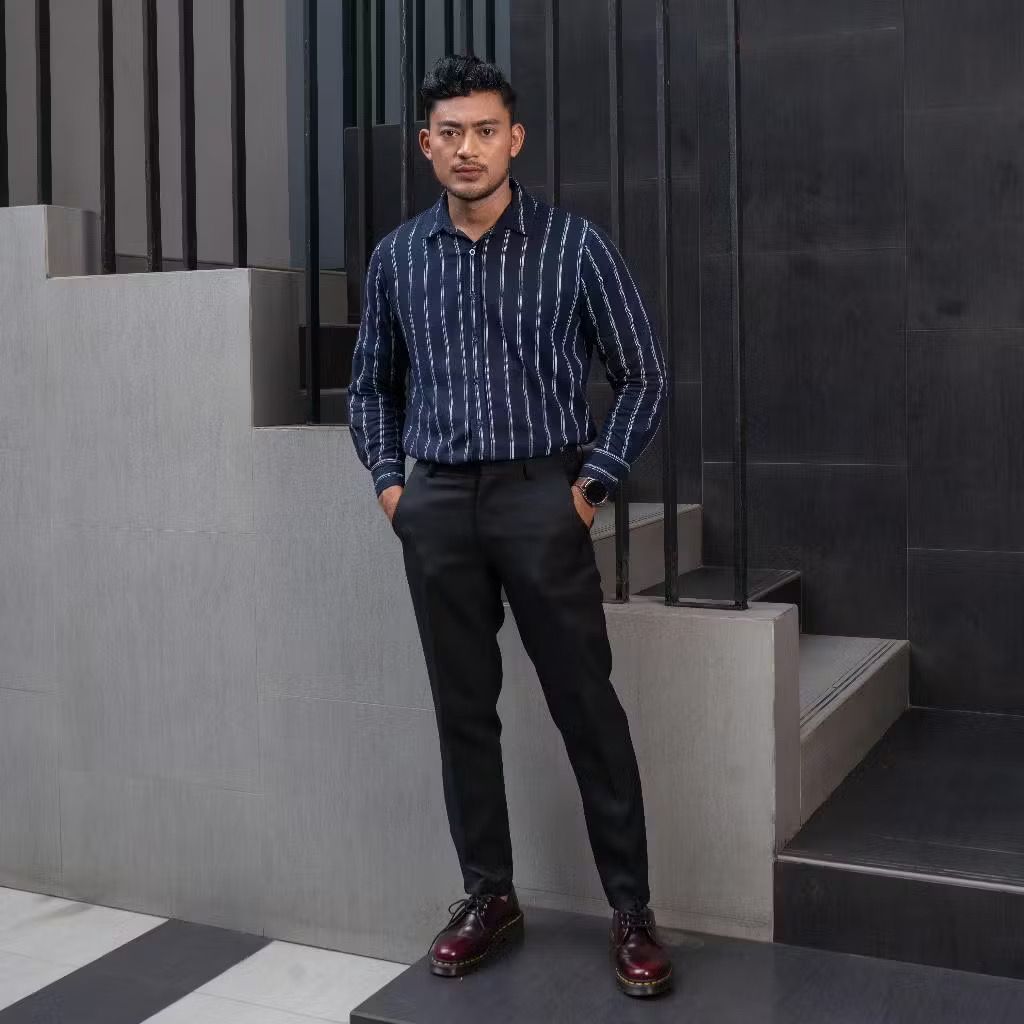STARLINE - Ankle Pants Pria Slimfit / Celana Bahan | Celana Kantor