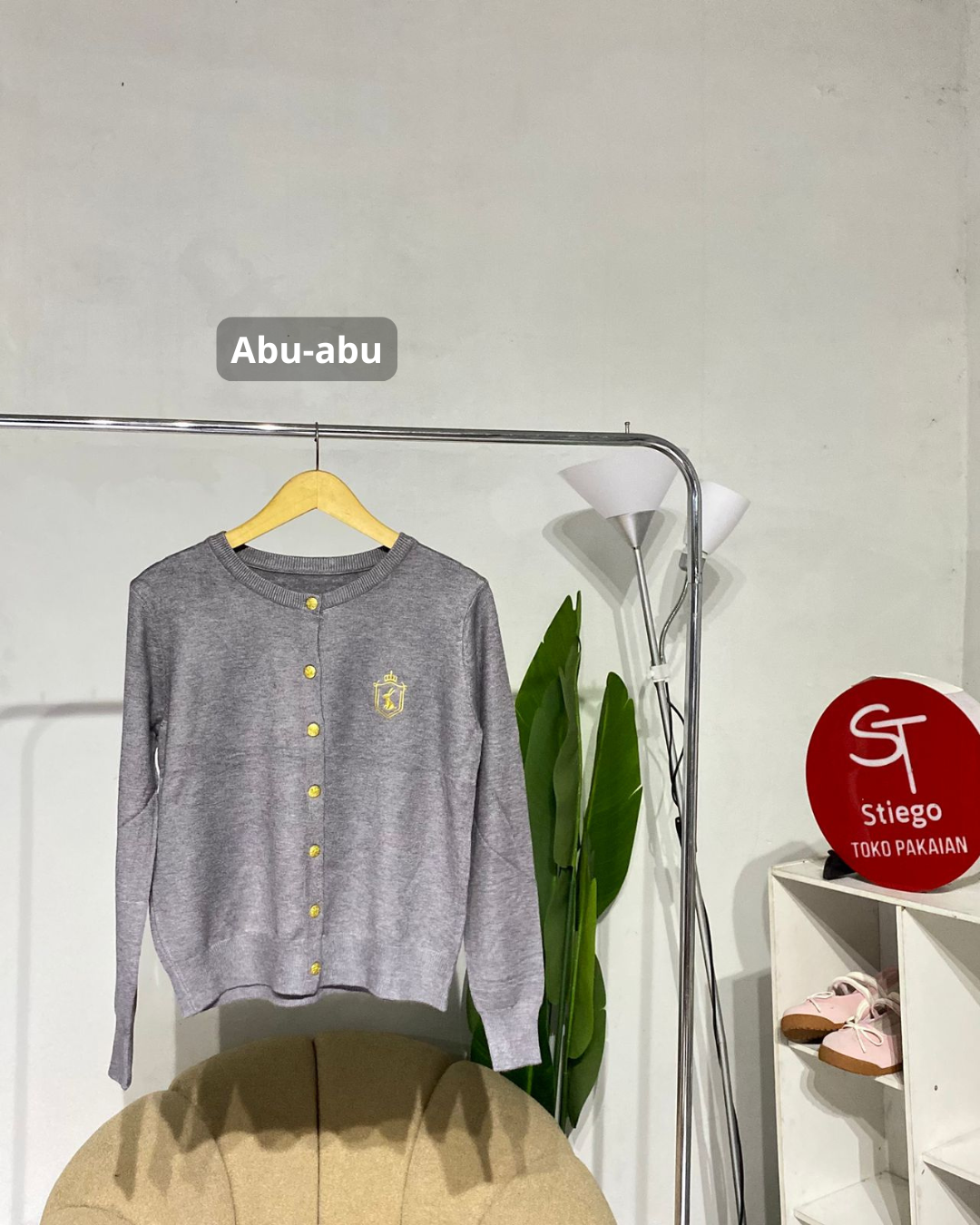 Atasan knit cardigan sweater zauza