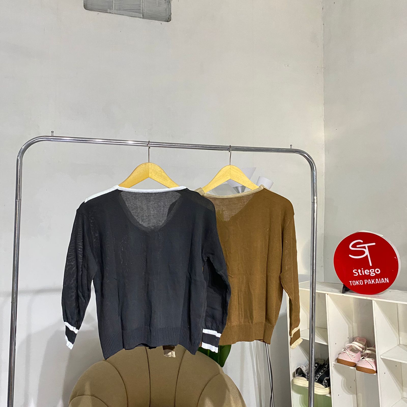 Sweater cardigan knit tokyo