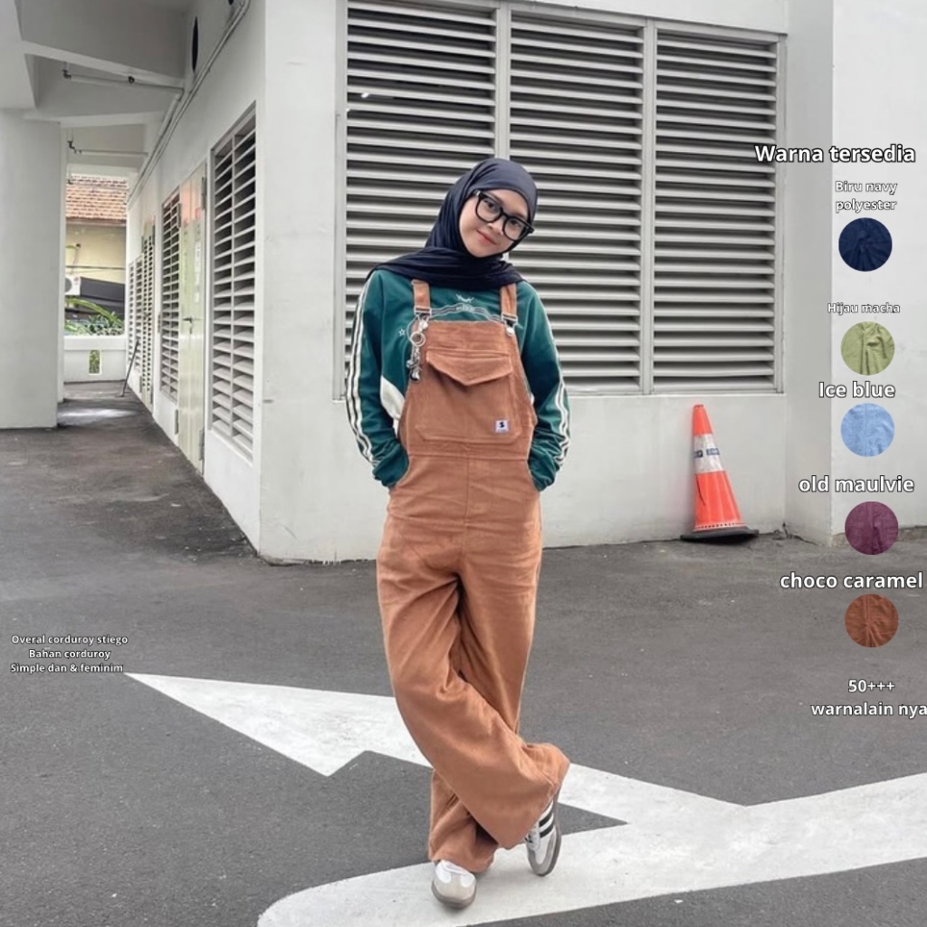 Stiego-Overal corduroy jumpsuit