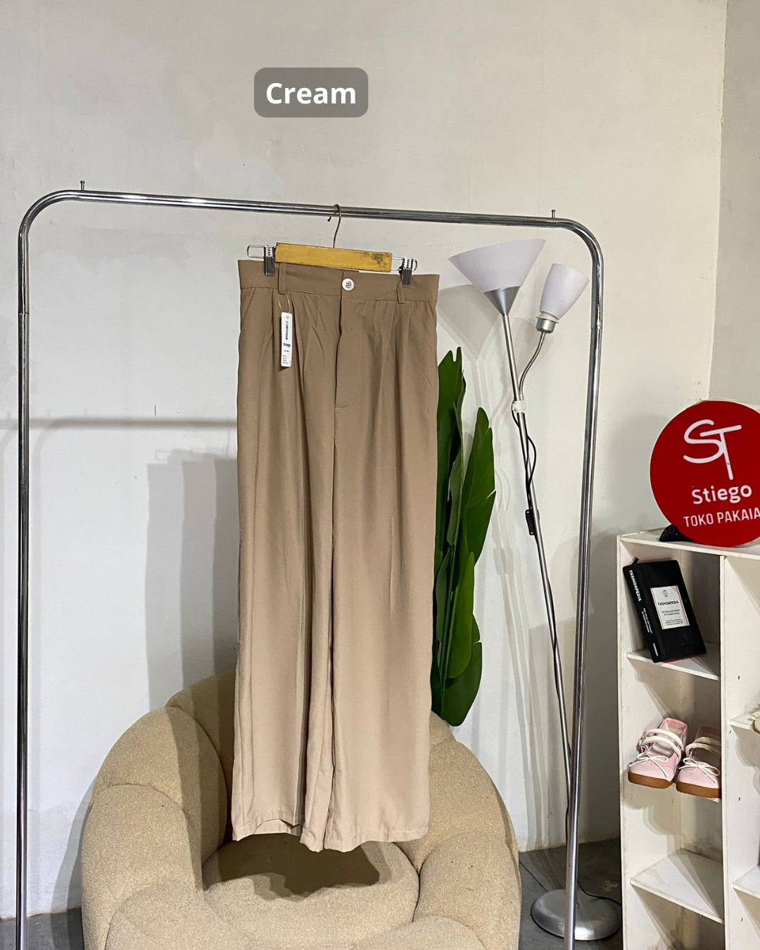 Celana wanita loose sivaly