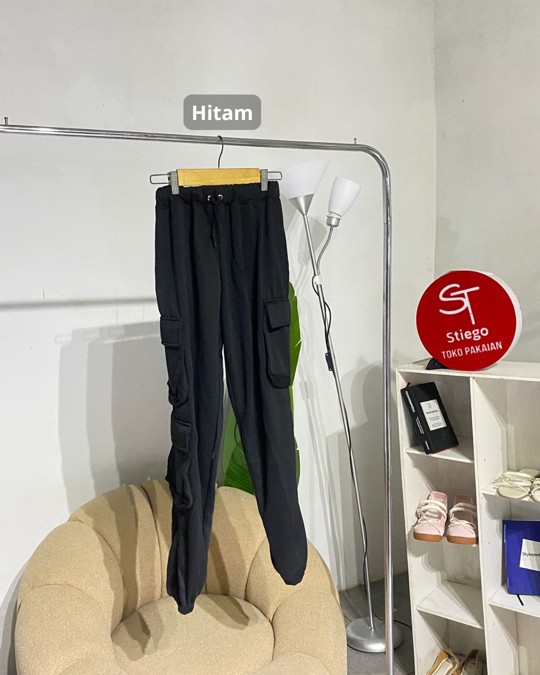 Celana sweatpants  joger cargo