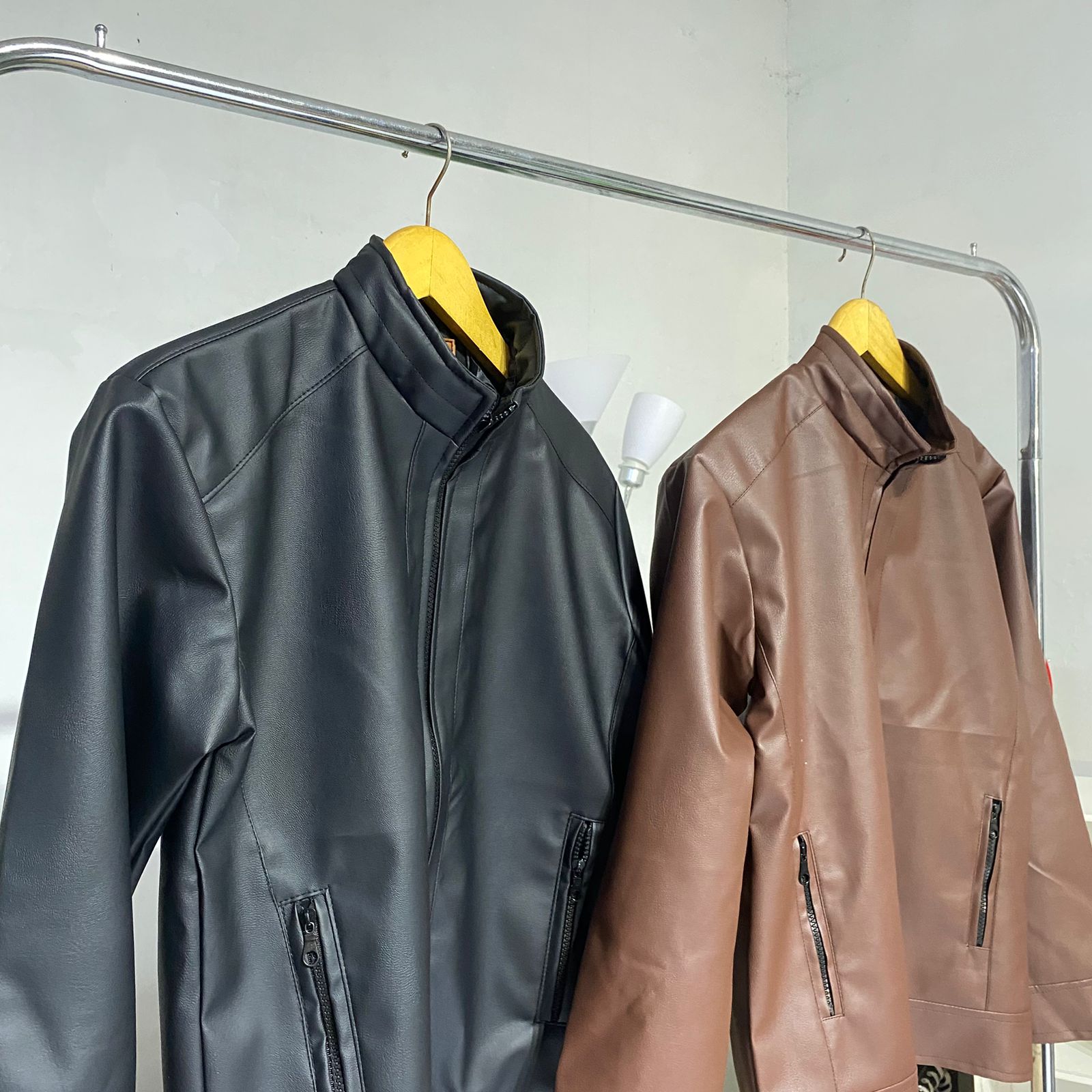 jaket semi kulit pria XL-XXL