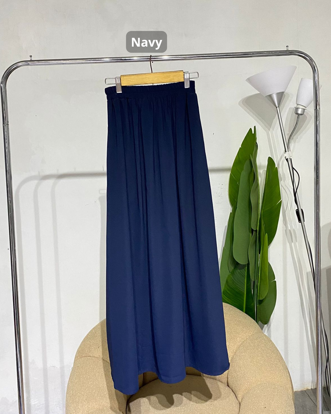 Rok wanita basic polos darul