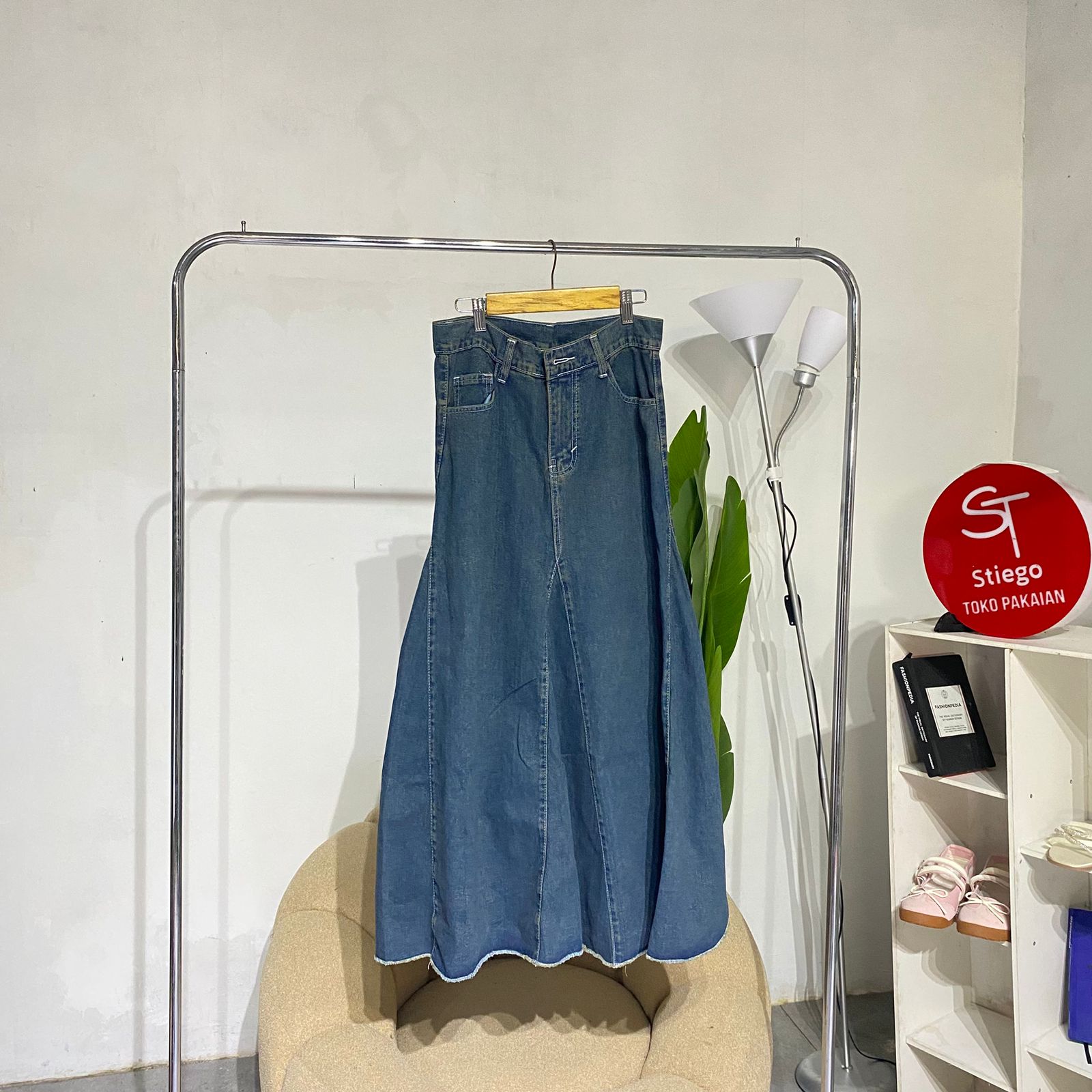 Rok jeans bio std  wanita