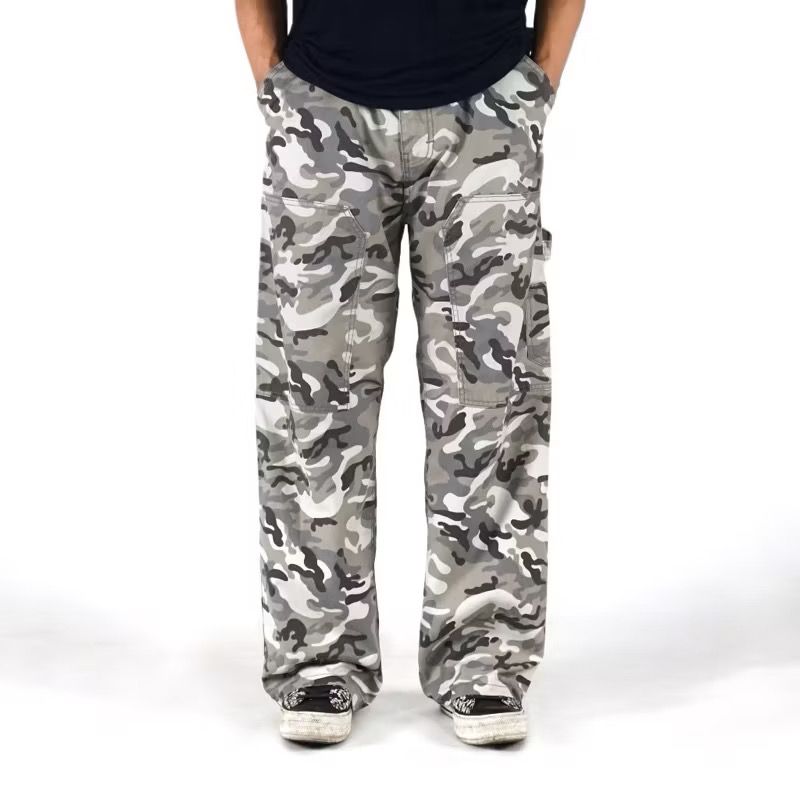 Celana pria loreng camo baggy