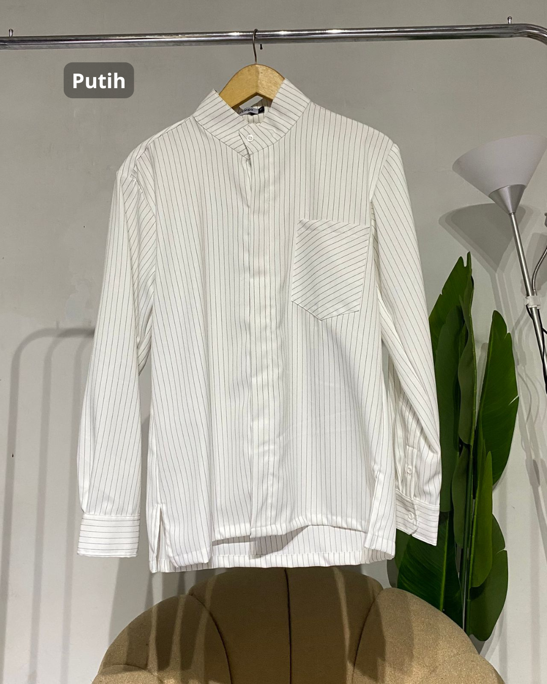 Kemeja pria koko salur takwa lengan pendek