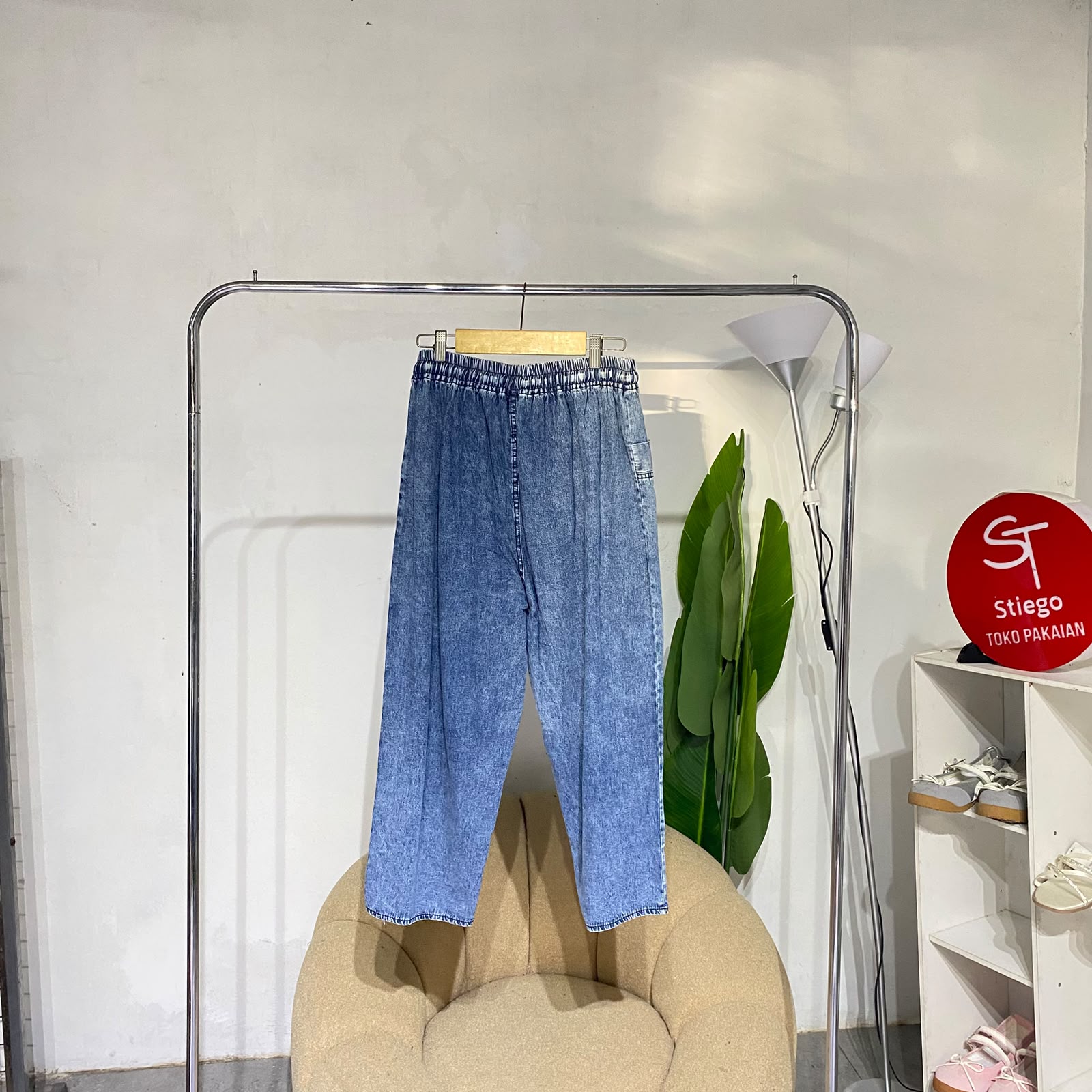 Celana wanita baggy skiny