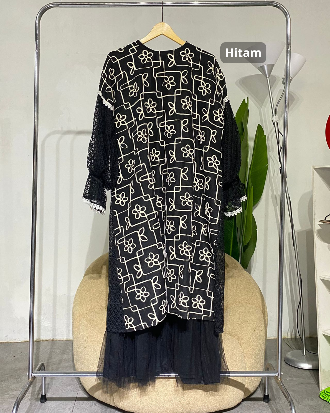 Gamis Wanita anggun flower semarak