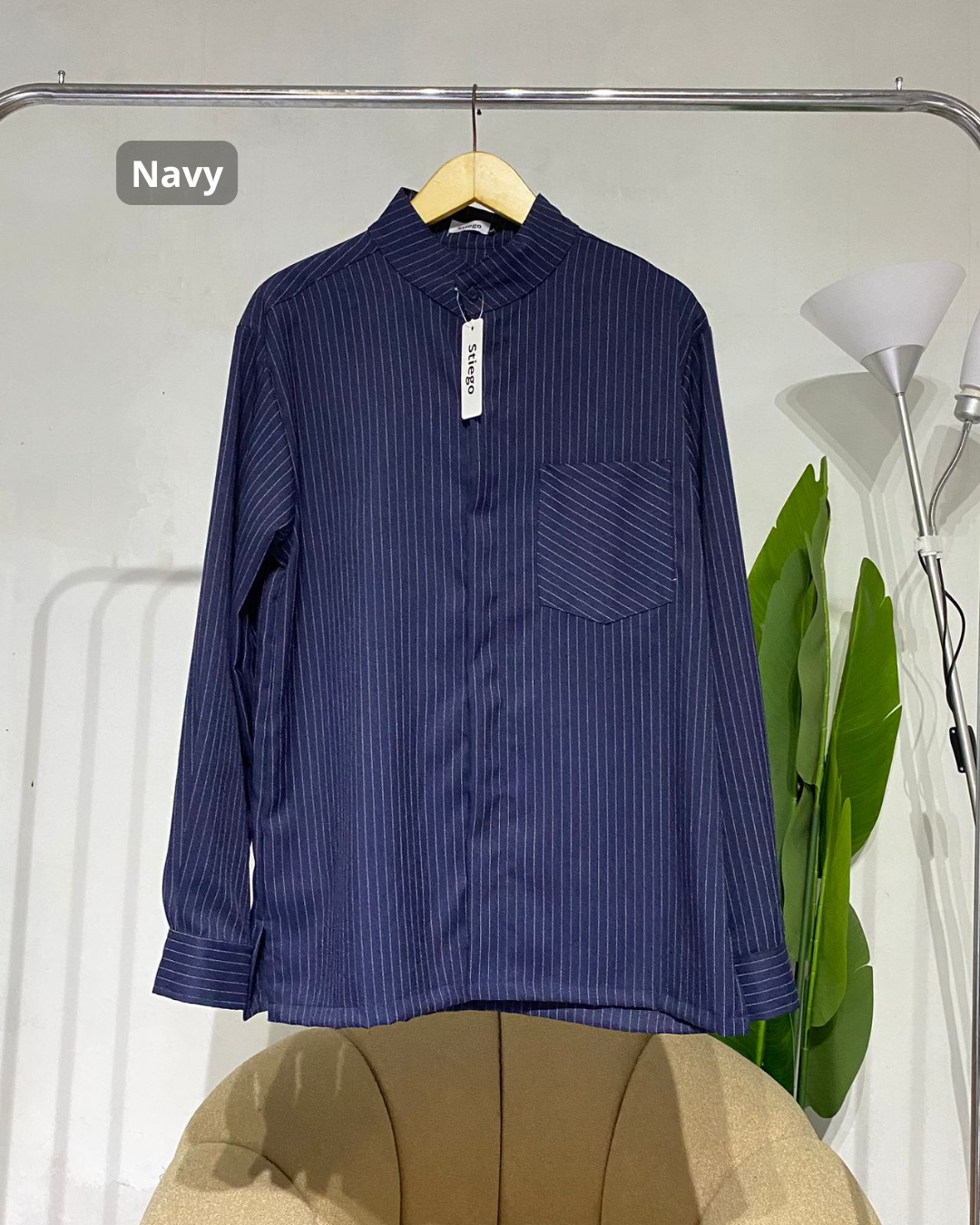 Kemeja pria koko salur takwa lengan pendek