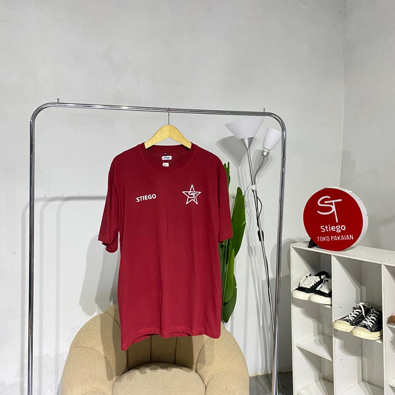 Stiego Kaos Apparel lengan pendek   streetwear star bintang vol 02 ( pria )