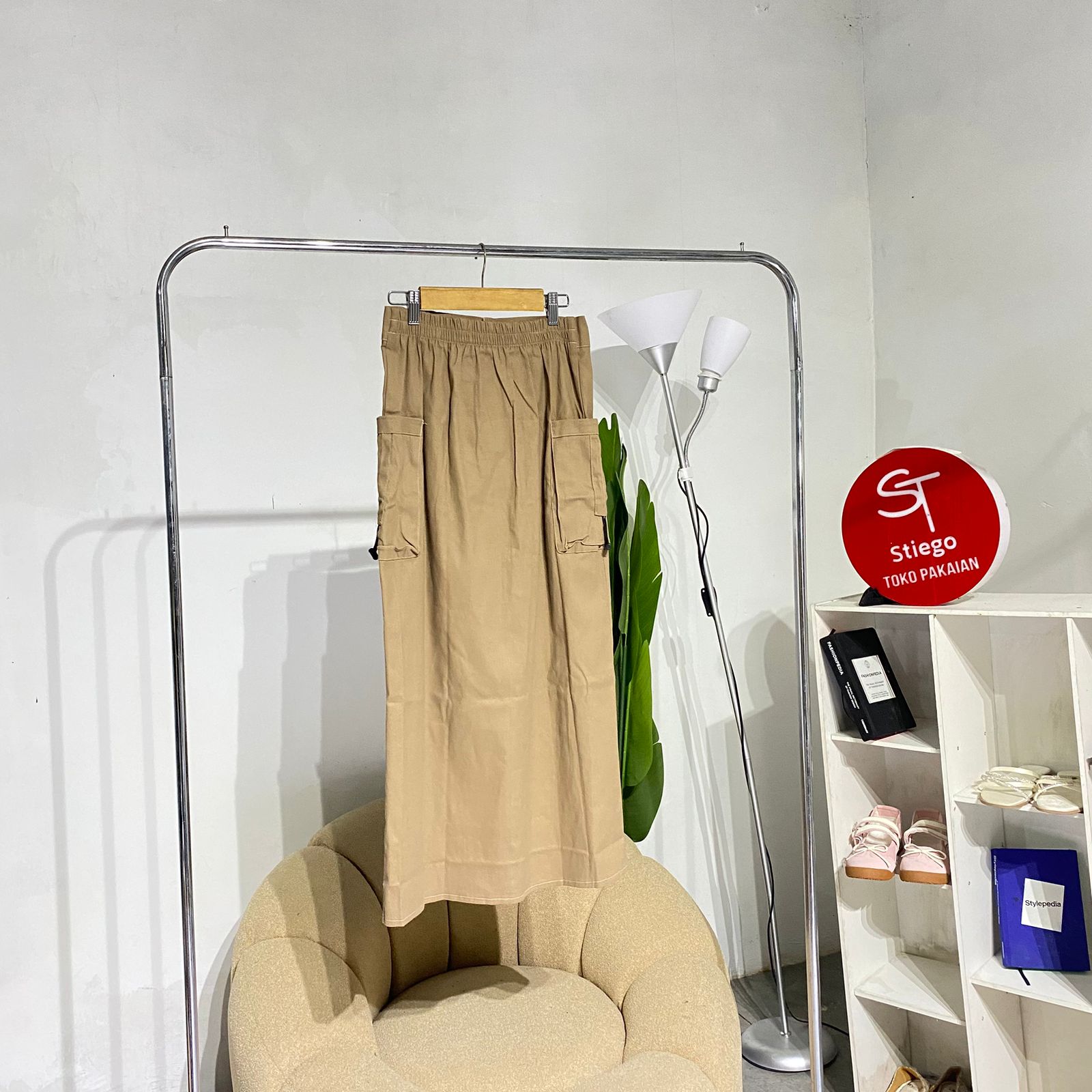 Rok wanita cargo 891