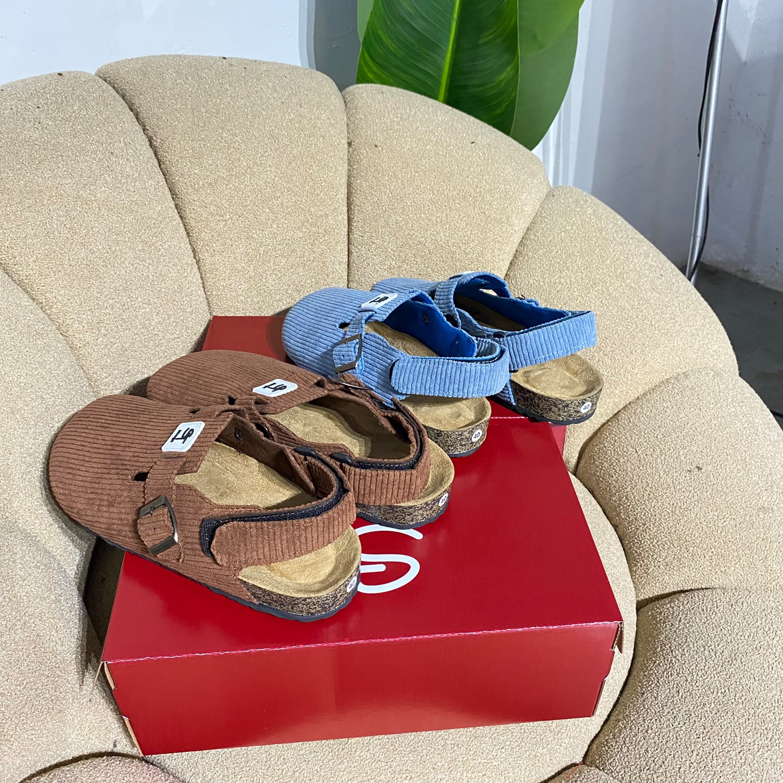 Stiego sepatu sandal clogs unisex pria & wanita